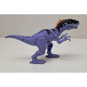 Animal Planet Tyrannosaurus Rex T-Rex Action Figure Purple Dinosaur Mouth Opens